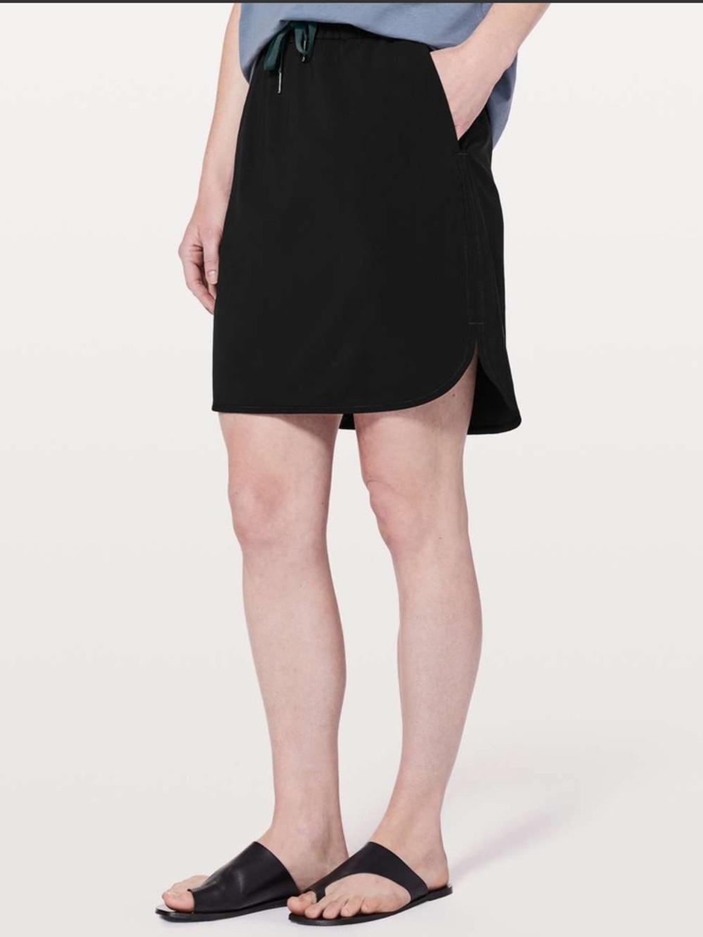 Lululemon On the Fly Skirt 21” Black - Size 10